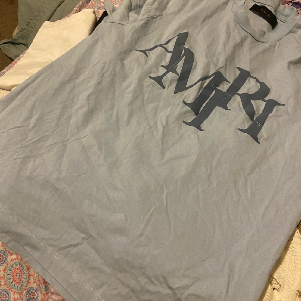 AMIRI Light Blue Men's Shirt